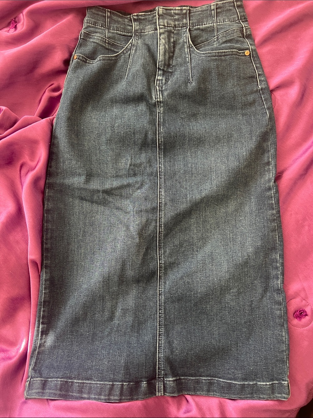 Pilcro by Anthropologie Denim Midi Skirt